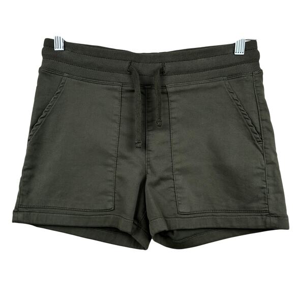DU/ER No Sweat Everyday Shorts Drawstring Olive Women's XS Outdoor Active Hiking - Picture 2 of 10